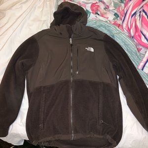 Brown north face jacket